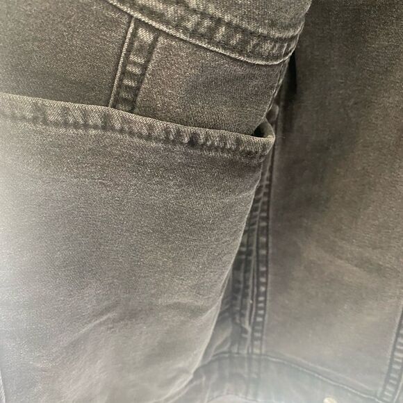 Asos Men black denim ash wash jean jacket - Picture 7 of 8